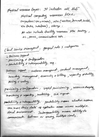 Cloud computing notes RGPV unit 1