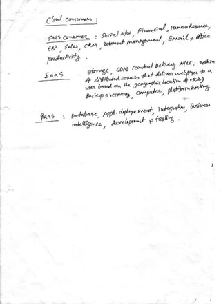 Cloud computing notes RGPV unit 1