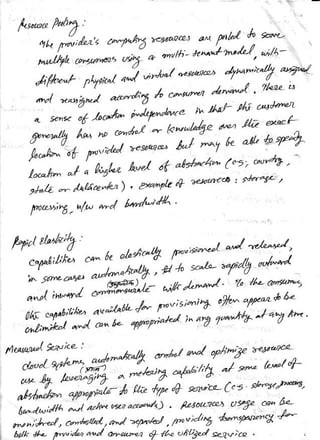 Cloud computing notes RGPV unit 1