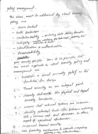 Cloud Computing notes RGPV unit 4