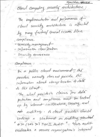 Cloud Computing notes RGPV unit 4