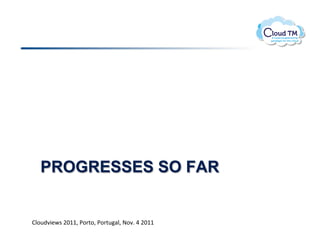 PROGRESSES SO FAR


BN.<)73&P$!FGMM>!*.'%.>!*.'%<#N>!@.7]!U!FGMM!
 