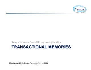 d#:X'.<()!.(!%+&!BN.<)CK"!*'.'#//3(!*#'#)3/e]!

  TRANSACTIONAL MEMORIES


BN.<)73&P$!FGMM>!*.'%.>!*.'%<#N>!@.7]!U!FGMM!
 