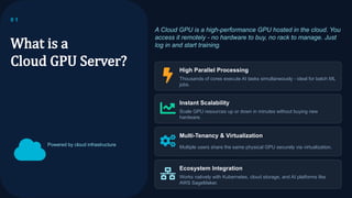 Explore Cloud vs Dedicated GPU Server for ML | PPTX