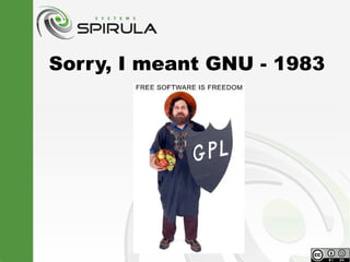 Sorry, I meant GNU - 1983
 