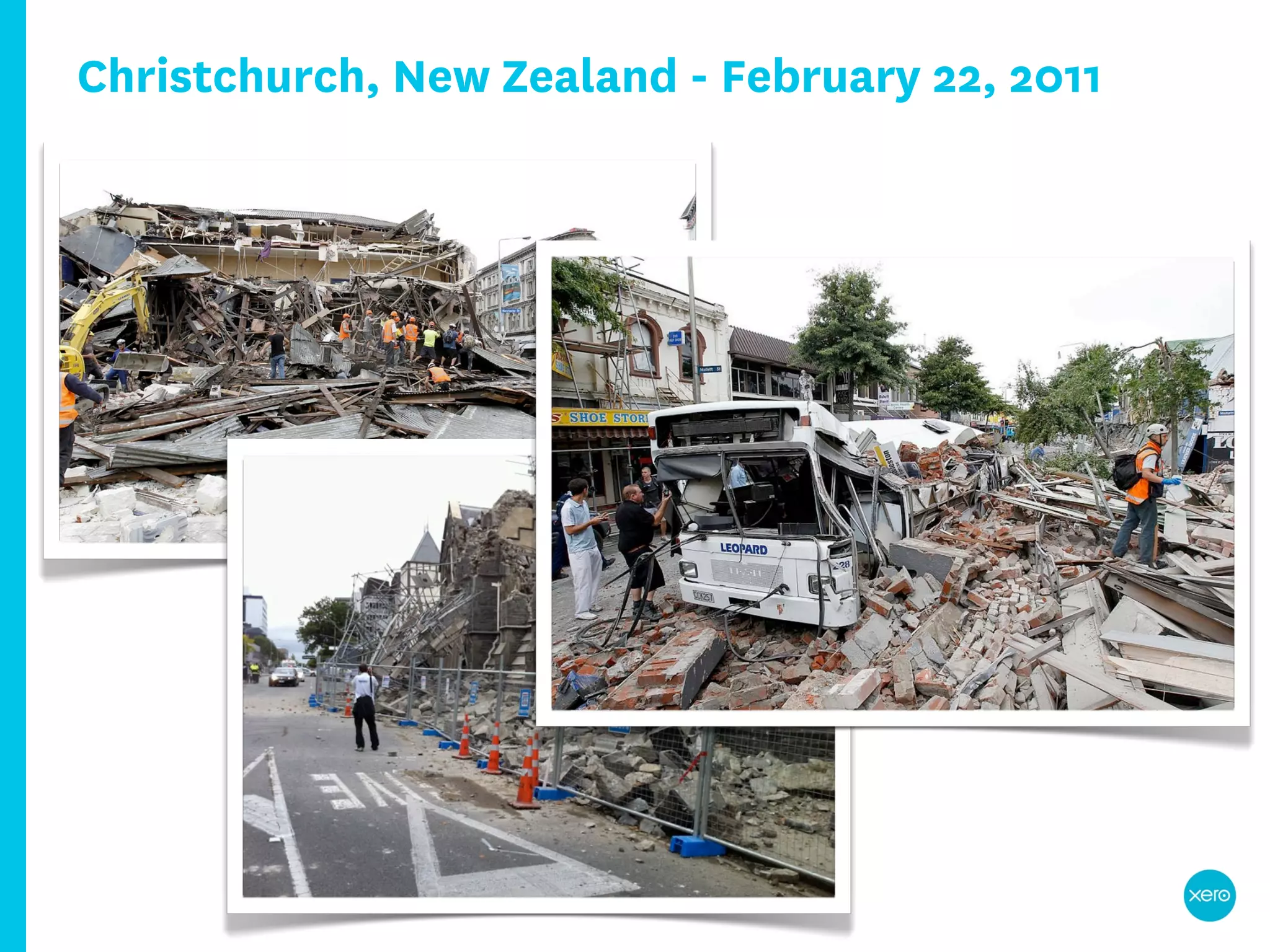 Christchurch, New Zealand - February 22, 2011
 