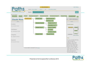 Presented at the EuropeanaTech conference 2015
 