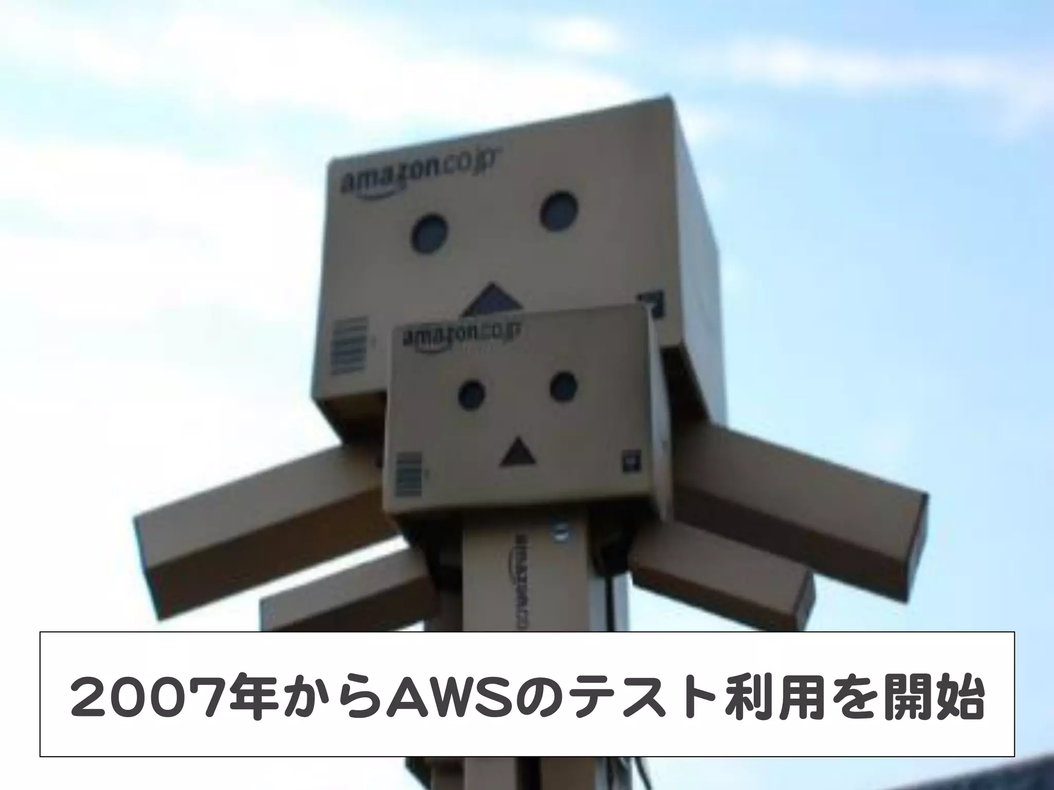 22000077年からAAWWSSのテスト利用を開始  

 