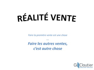 Clients fidèles
Clients à fort potentiel de croissance
Petits clients sans potentiel
$$$
Qu’est-ce qu’on doit faire ?
 