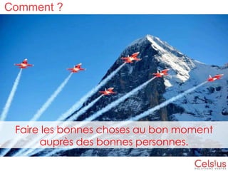 Un processus de
« communication pour convaincre »
 