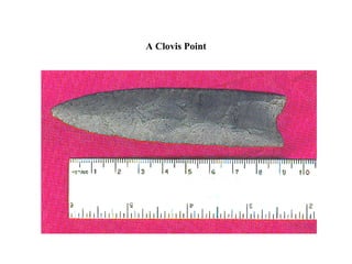 A Clovis Point
 