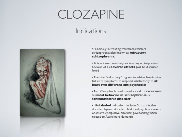 clozapine contraindications