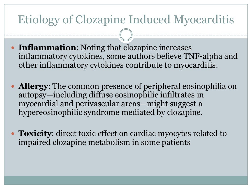 cognitive side effects of clozapine