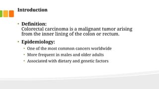 Comprehensive Overview of Colon Cancer: Pathogenesis, Diagnosis, and ...