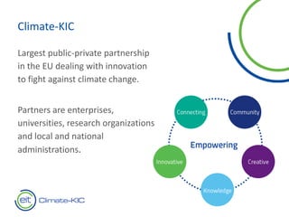 Climate KIC Project [L. Sanchez, ASTER] | PDF