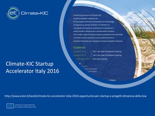 Climate KIC Project [L. Sanchez, ASTER] | PDF