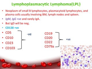 Lab Diagnosis of Chronic lymphoproliferative disorders (CLPD ...