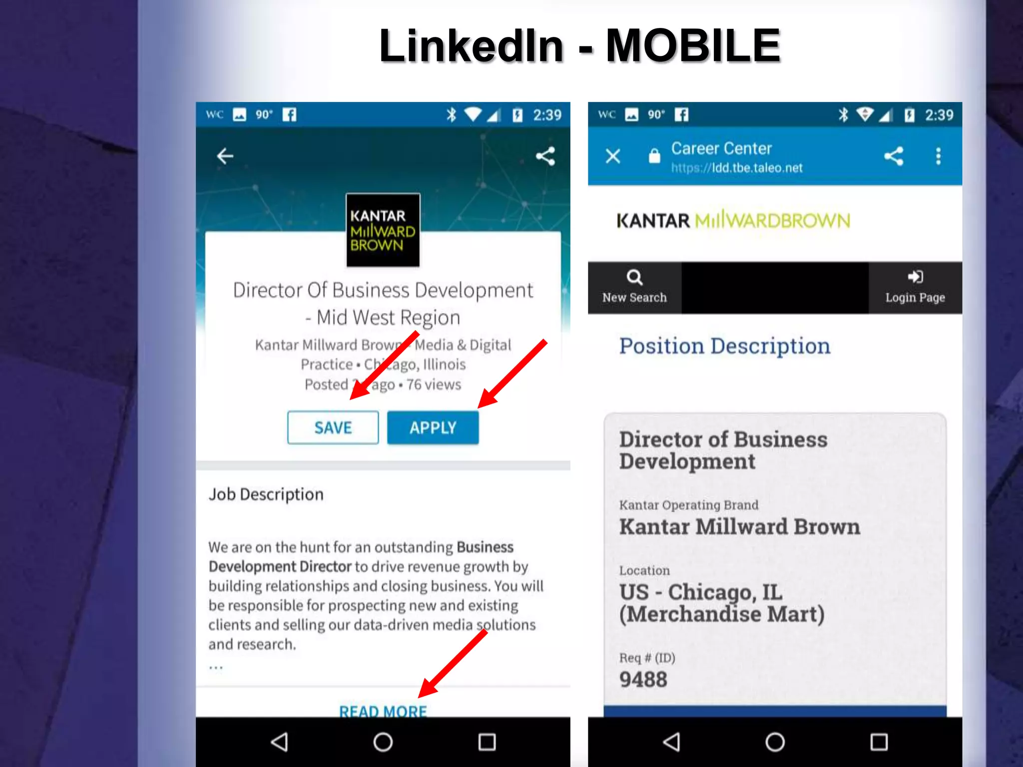 LinkedIn - MOBILE
 