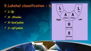 Lahsal Classification Examples CLEFT LIP AND PALATE IN ORTHODONTICS.pptx