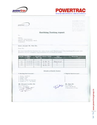 AN ISO 9001-2008 CERTIFIED CO. | CRISIL SE-3C RATED CO
------------------------------------------------------------------------------------------------------------------------------------------




                                                                                                                                             www.powertracgroup.in




                                                                                                                                             2
                                                                                                                                             3
 