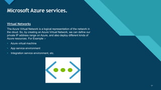 Introduction to Cloud computing and Microsoft azure | PPTX