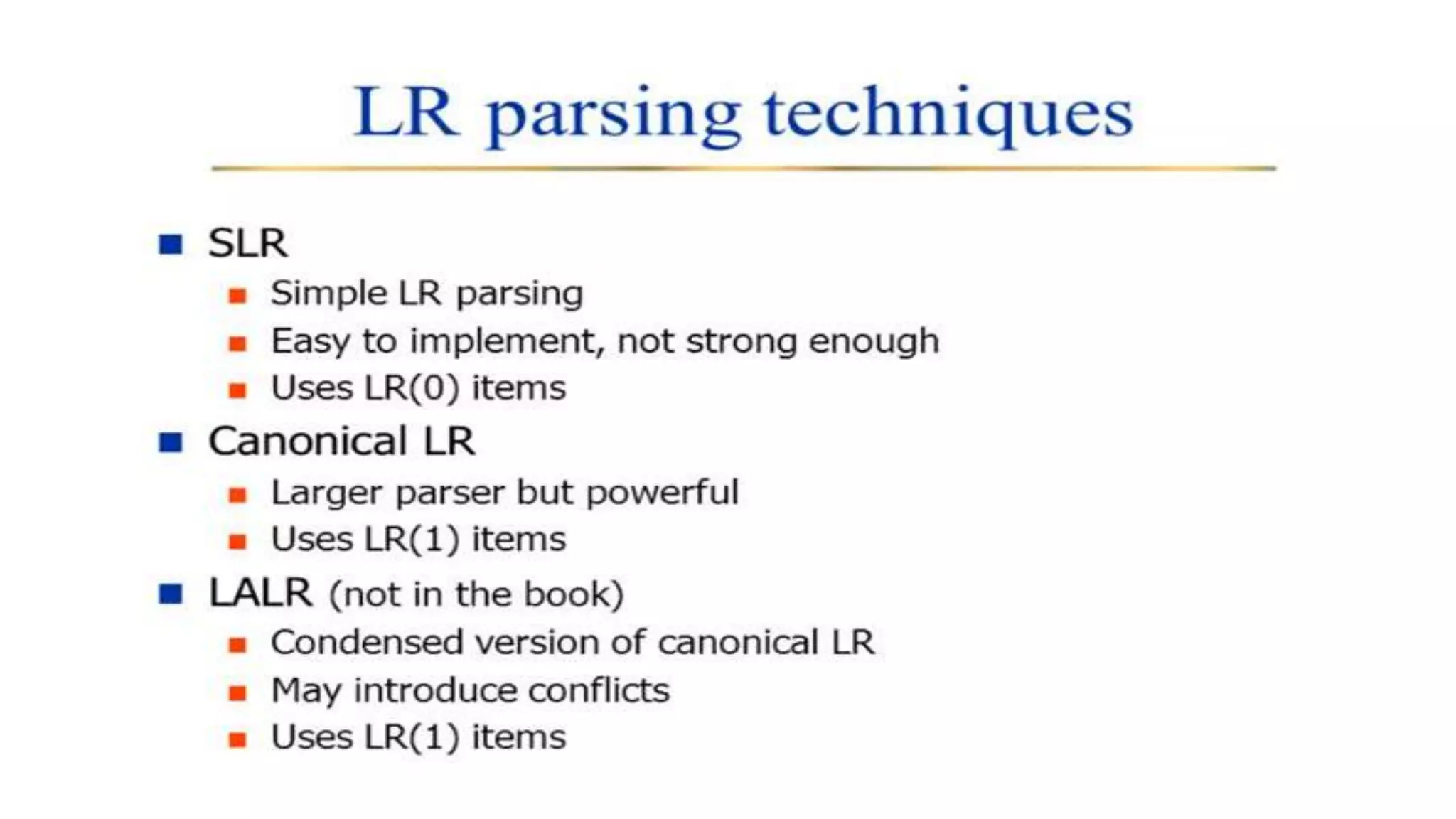 CLR AND LALR PARSER | PPT
