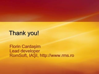 When to use dedicated Thread: