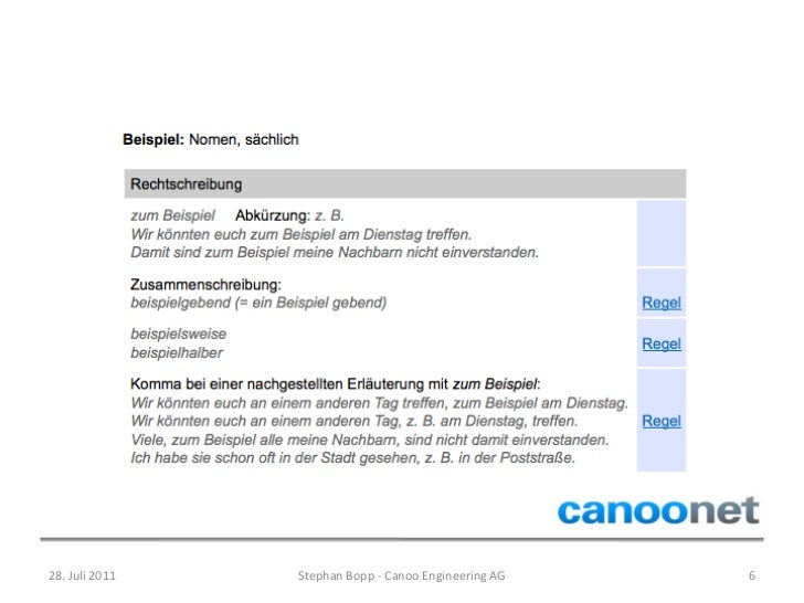 Kennenlernen rechtschreibung 2011