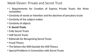 CLS 223 EQUITY AND LAW OF TRUST Course Outline-September-December 2024.pptx