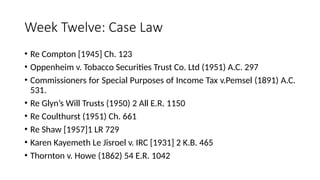 CLS 223 EQUITY AND LAW OF TRUST Course Outline-September-December 2024.pptx