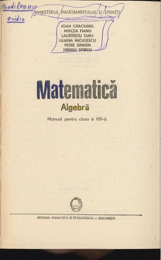 Cls 8 manual_algebra_1990