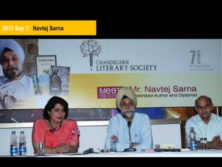 2013 Sep 7: Navtej Sarna

 
