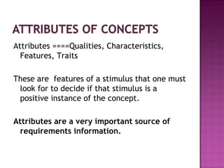 Attributes Of Concepts | PPT