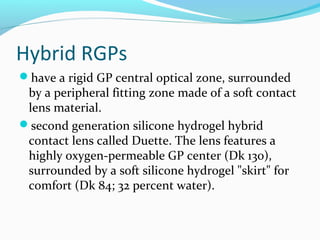 contact lens material | PPT