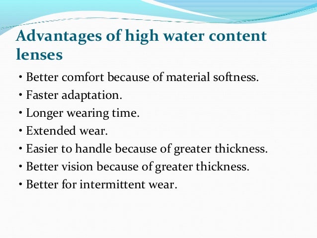 Contact Lens Material