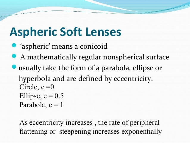 Aspheric contact lens design — photo 2