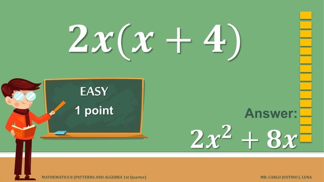Product of Two Binomials (FOIL Method) | PPSX | Science