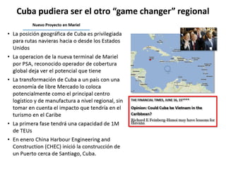 Clústers logístico y marítimo panameños