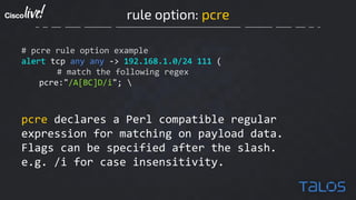 Perl Pcre Introduction to Snort Rule Writing | PDF