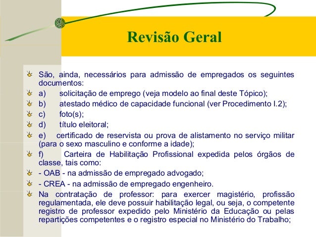 Clt Revisão Geral