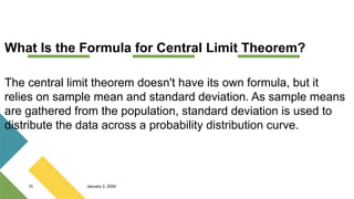 CLT.pptxCentral Limit Theorem Math In The Modern World | PPTX