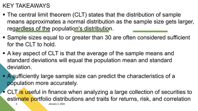 CLT.pptxCentral Limit Theorem Math In The Modern World | PPT