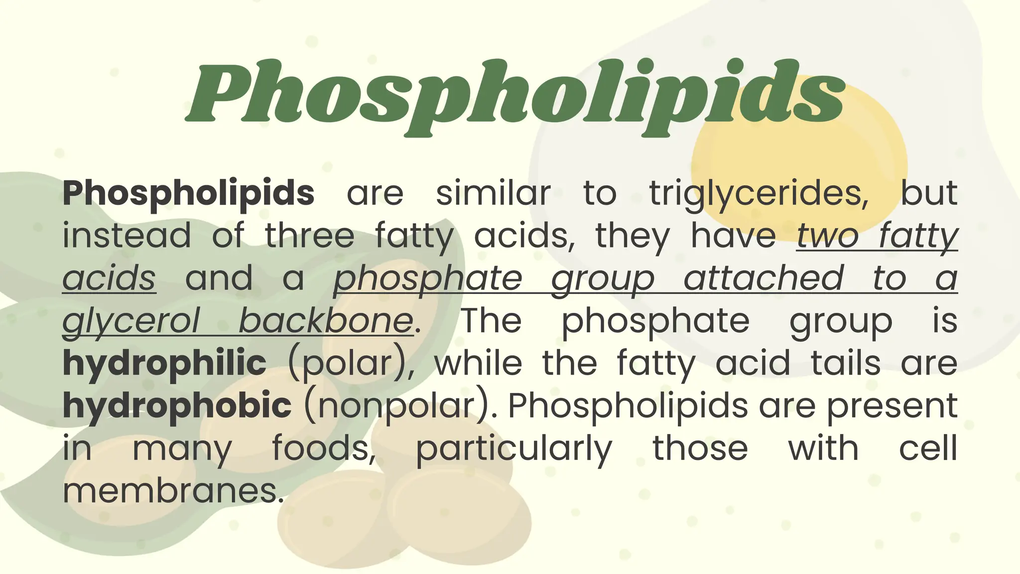 CLT 121 - CHAPTER 3 Food Chemistry Lesson | PPT