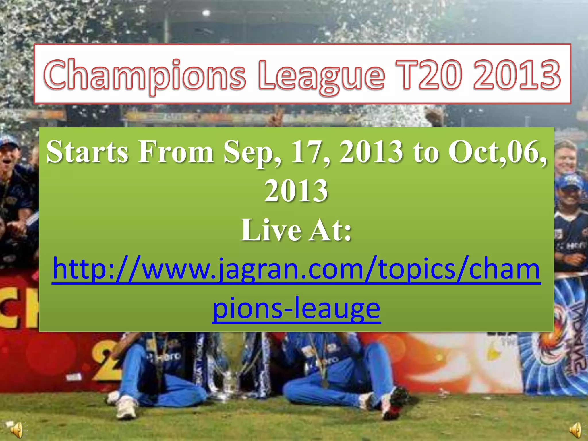 champions-league-t20-2013-ppt
