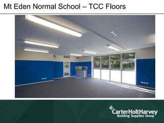 Mt Eden Normal School – TCC Floors
 