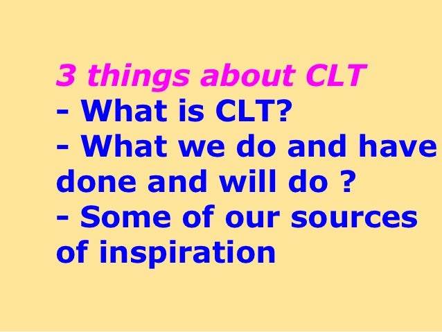 what is clt