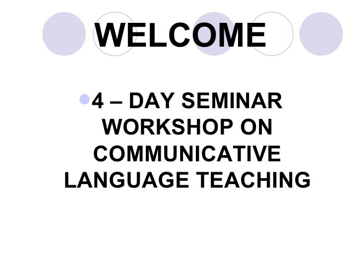 Communicative language teaching essay
