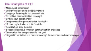 Communicative Laguage Teaching | PPTX