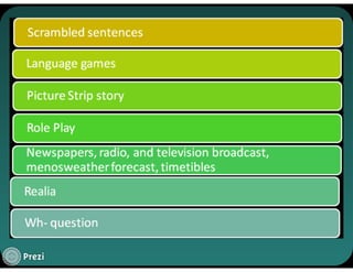 Communicative Language Teaching
