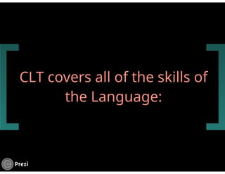 Communicative Language Teaching